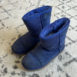 og navy blue classic short boot